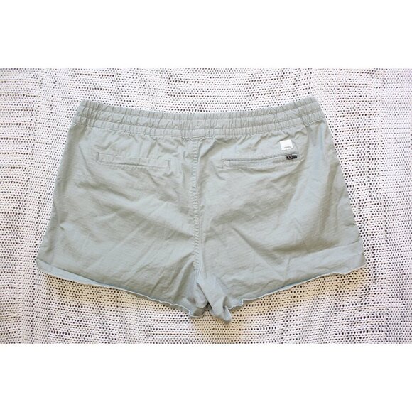 Vuori Vintage Ripstop Women's Short Eucalyptus Green Size Large VW385 Sporty - Picture 6 of 10